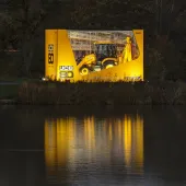 The special ‘Backhoe in a Box’ has been unveiled as part of JCB’s 80th anniversary celebrations
