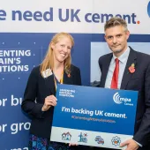 MPA’s Dr Diana Casey with event sponsor Jon Pearce MP