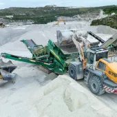 Brookland Sand & Aggregates operate a fleet of 24 used machines from Liebherr, including this L 576 XPower wheel loader