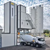 The new Mobilmix 4.0 from the modular kit was presented to the public for the first time at bauma 2025