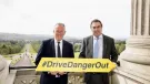 L–R: NI Economy Minister Conor Murphy and HSENI chief executive Robert Kidd at Stormont