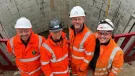 L-R: Dan Attrill (C45 director), Steve Burton, John Pitfield, and Cameron Davies