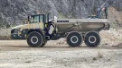 A Rokbak RA40 hauler operating in a quarry environment