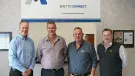 L-R: Michael Norris, group president, Astec Materials Solutions; Shane Czerkasow, director of Mineral Processing Solutions; Adam Gordon, business line manager, Astec Materials Solutions; and Ron Earl, group vice-president of sales and marketing, Astec Materials Solutions