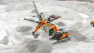 The trial took place at Holcim UK’s Lee Moor sand and gravel quarry, near Plymouth, and involved a 23-tonne Develon crawler excavator fitted with autonomous technology from Gravis Robotics