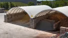 Persimmon Brick’s Zappshelter setup at their site in Doncaster