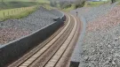 Railway cutting and embankment along the Borders Railway line – one of many examples of artificial ground around the UK. Image: © Mike Browne/BGS