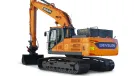 The new Develon DX250LCE-7 electric crawler excavator