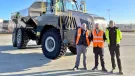 Idromac toured Rokbak’s Motherwell factory as the heavy equipment dealer gets ready to bring Rokbak articulated haulers to customers throughout Italy